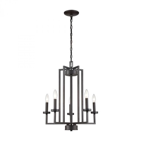 Thomas West End 6-Light Chandelier in Oil Rubbed Bronze CN240521